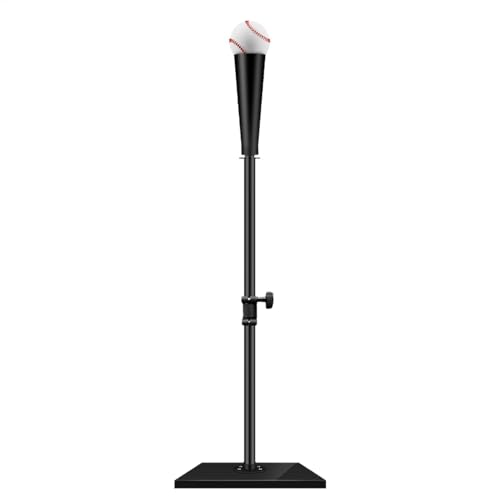 Base carrée pour tee de baseball et softball portable de 25x25x95 cm