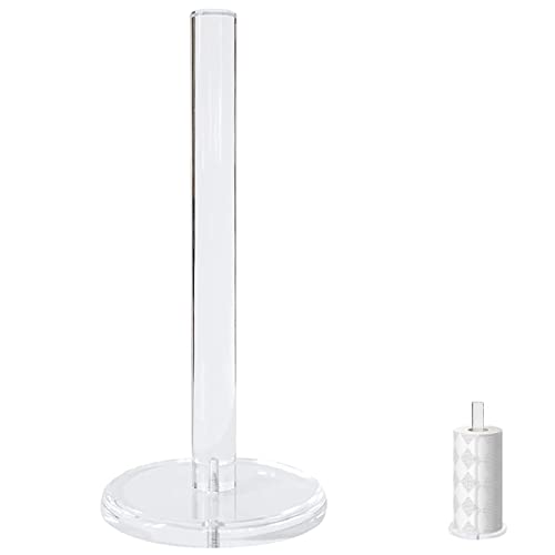 Soporte para toallas de papel, soporte para rollo de cocina, poste de soporte de pañuelos, adhesivo para soporte de rollo de papel, soporte para toallas de papel, encimera que se adapta a la mayoría
