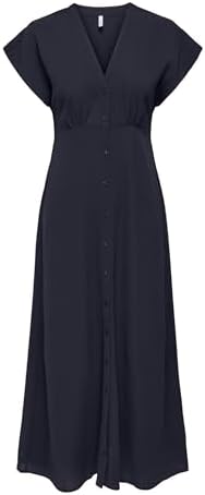 ONLY Kadın Uzun Elbise ONLNOVA LIFE VIS ADA LONG DRESS SOLID Gül Pembesi S İndir