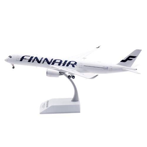 Réplica de avión Airbus A350 Finnair con acabado exquisito coleccionista escala 1/200