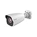 INVID TECH PAR-P5BIRA2812-LC 5MP Network Plug & Play Outdoor IR Bullet Camera with Night Vision, 2.8-12mm Lens, White