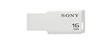 Sony 16GB Micro Vault M-Series USB 2.0 Flash Drive, White (USM16GM/W)