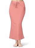 TRENDMALLS Spandex Saree Shapewear Petticoat for Women, Cotton Blended, Skirts for Women, Shape wear Dress Light Pink