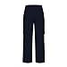 Girls Cargo Sweatpants High Waist Straight Leg Loose Trouser Pocket Fashion Comfort Casual Daily Pant (5-15 Years) Navy