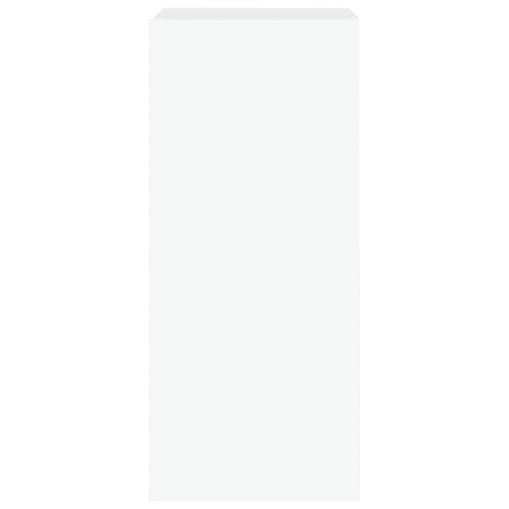 Mobile TV a Parete con Luci LED Bianco 30,5x35x70 cm,Mobili TV,Mobile TV Parete,Mobile TV soggiorno-837232