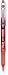 Pilot, Precise P-700 Gel Ink Rolling Ball Stick Pens, Marbled Barrel, Fine Point 0.7 mm, Red, Pack of 12