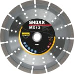 Tranchant net avec le SHOXX MX13 125x22,23 à segments diamantés laser
