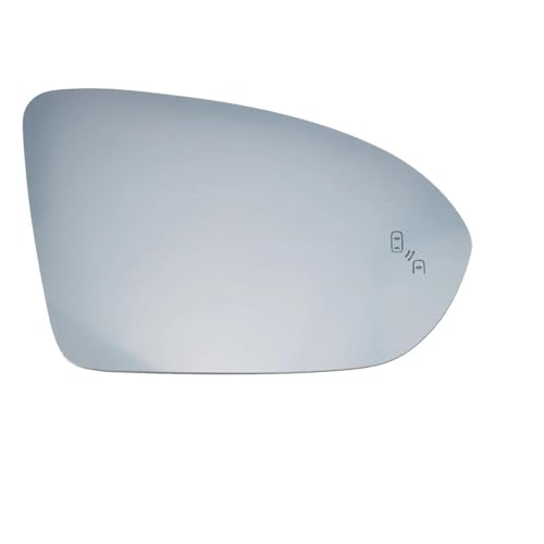 Miroir convexe dégivrant avec angle mort BSM verre rétroviseur droit pour Vauxhall Astra K 2015-2019