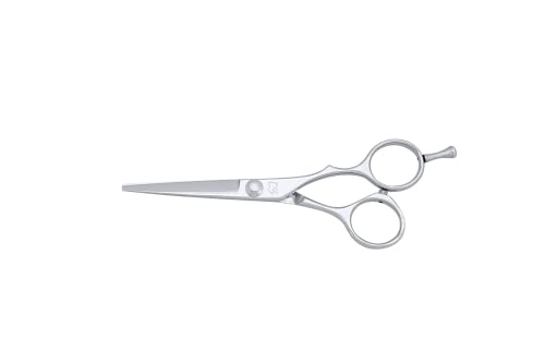 MICHIKO CHIBA 5.0" Japanese Hair Cutting Scissors – Offset Handle,