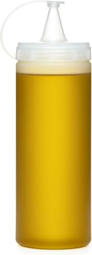 Sızdırmaz Kapaklı Plastik Yağ ve Sos Şişesi, Şeffaf, 700 ml