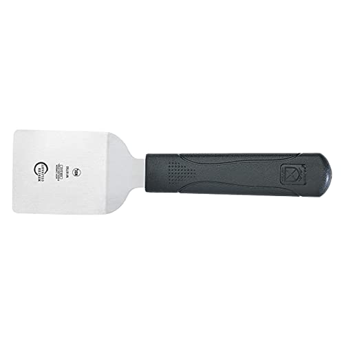 Image of Mercer Culinary Millennia Mini Turner /Spatula, 2.5 Inch x 2.5 Inch Blade, Black Handle