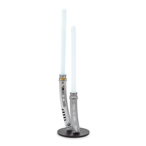 Star Wars Ahsoka Tano White Dual Lightsabers 12-Inch Mini LED Mood Light for Nightstand Table