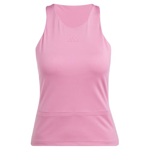 Adidas Y-Canottiera Donna-Rosa Rosa - S - 3