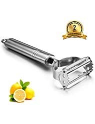 Peeler - Premium Ultra Sharp Stainless Steel Dual Julienne & Vegetable Peeler - Set of 2