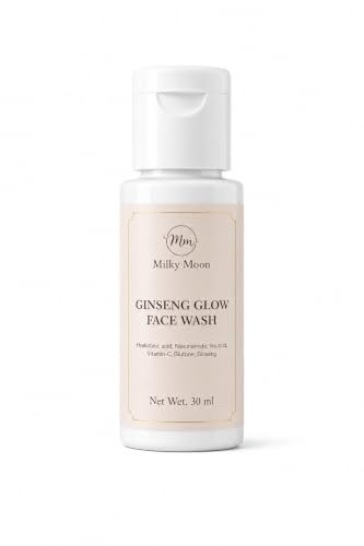 Image of Ginseng Glow Face Wash with Niacinamide, Hyaluronic Acid, Kojic Acid, Vitamin C & Gluton | Acne Control, Oil Balance & Brightening | 30 ml