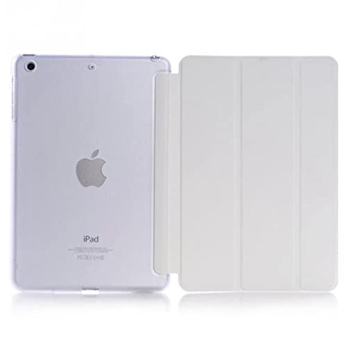 Tabslets e-Books Case for iPad Air 1 9.7'' Case Slim Folio Stand Coque A1474 A1475 Smart Auto-Sleep PVC Protective Cover for iPad Air 1 Cover (white IP Air 9.7 in A1474)
