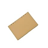 JJNUSA Carta di ricarica formato A6, 80 fogli da 160 pagine, formato A6, 6 fori, per raccoglitori a 6 anelli, ricaricabile, quaderni, agenda, diari, pittura, organizer vuoto