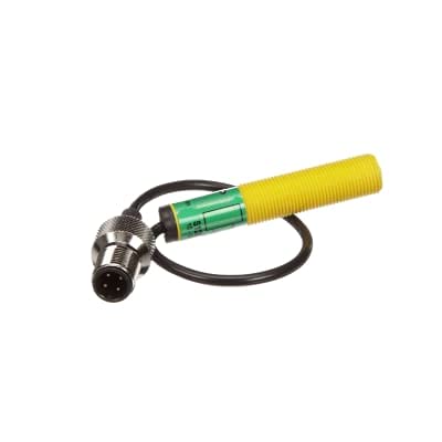 BANNER ENGINEERING S126EQDP (41564), 6 INCH Pigtail, EMITTER, Euro-Style Pigtail, Input: 10-30 VDC, QD Connector, Range 15 Meter