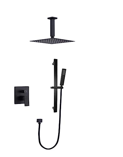 Valve d'angle murale or rose et ensemble bidet manuel laiton