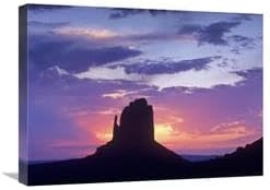 18 x 24 in. East & West Mittens Buttes at Sunrise Monument Valley Arizona Art Print - Tim Fitzharris