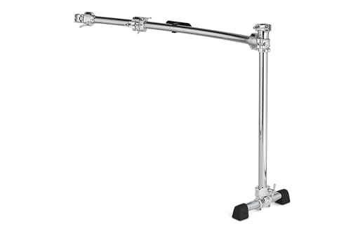 Gibraltar Rack-System - Chrome Series II Drumrack extension GDR050C-CHR - 1x40\ gebogene Rackstange - 1x 30\ Rackbein mit Beckenarmadapter - 12\ Rackfuss - Multiklammer
