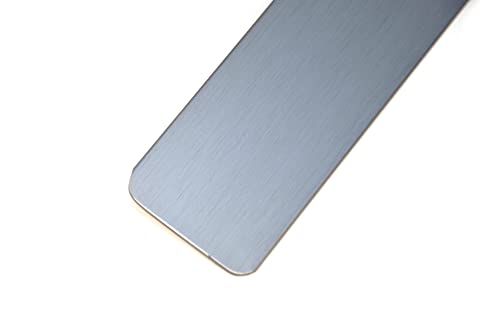 IHC 38mm 60cm Endleiste Winkelleiste Seiteleiste Arbeitsplatte Küche Inox Leiste ohne Löcher rechts