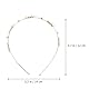 LEEQ Meerjungfrau Seestern Stern Stirnband - Strass Perle Seestern Stern Haarbänder Strand Hochzeit Braut Seestern Stirnbänder Krone Haarschmuck für Frauen Mädchen, mit 3pcs Seestern Haarnadel