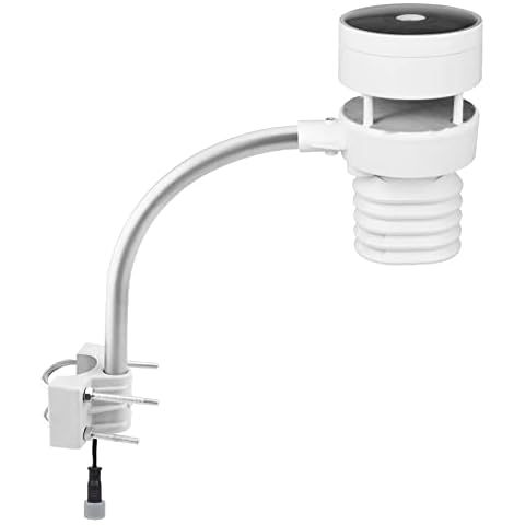 ECOWITT Wetterstationen, 5-in-1-Ultraschall-Wetterstation, kabellos, Barometer, Temperatur- und Luftfeuchtigkeitsmonitor Cover