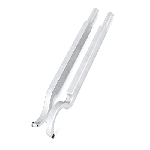 Set profesional 2 piezas de herramientas para torneado de madera miniatura 3