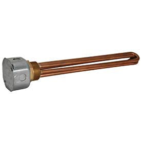 Tempco Brass/Copper Immersion Heater TSP02107, 2" NPT 16"D 7500W 240V