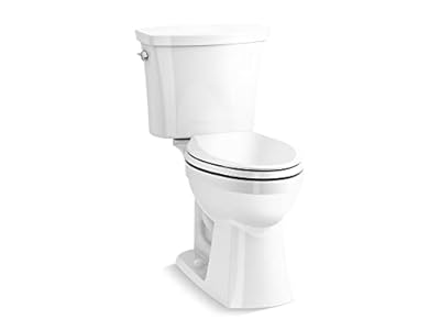 Kohler 32820-0 KELSTON Revolution 360 and Continuous Clean 2PC, 128 Elongated Toilet, White