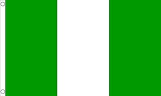 FlagSuperstore Nigeria Flag 5 x 3 FT - 100% Polyester With Eyelets