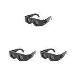 Mealoodiousmusea 3er-Set Lupen-Teleskop-Fernglas im Brillenstil zum Angeln, Wandern