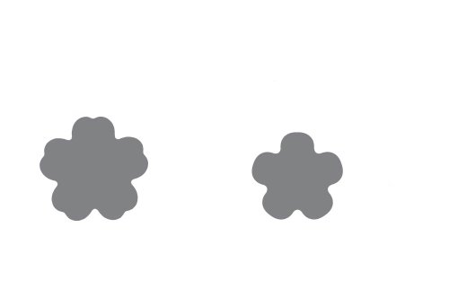 Fiskars 102400-1001 Die Cut Design Set, Mini, Flower #TOP3
