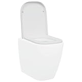 vidaXL Toilettensitz Weiß 47,5 x 35 x 3,6 cm Duroplast, Mach dein Badezimmer besser mit einem bequemen Toilettensitz, modernem Design und praktischer Ausstattung für stylische Bad-Renovierungen.