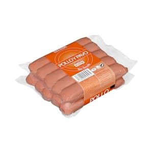 Salchichas cocidas Hacendado de pollo y pavo sabor ahumado 2 paquetes x 200 g Pack 2