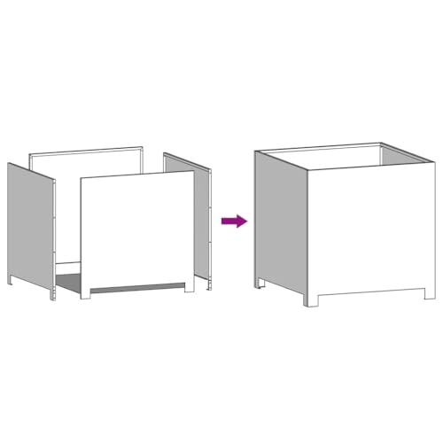 Bac à fleurs en acier inoxydable résistant pour stopper la rouille - 7