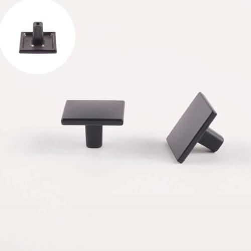Image of Bniture Premium Cabinet Knobs and Pulls, Dresser Drawer Handles, Kitchen Knobs (Black Finish) (Pack of 12)
