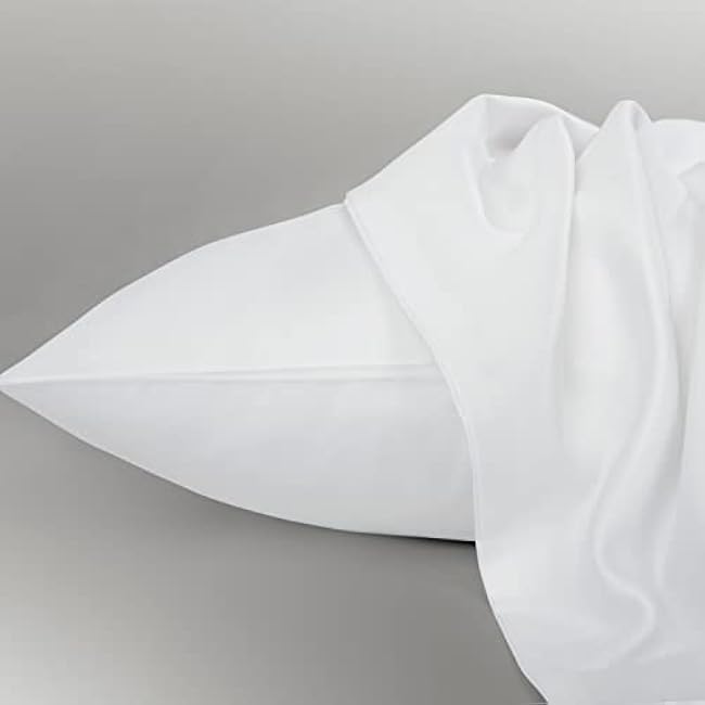 NTBAY Egyptian Cotton Toddler Pillowcases - Set of 2 - Travel Pillow Cases - 500 Thread Count Cotton 13x18 Pillow Covers - Envelope Closure Nursery Pillowcases, 13x18 Inches, White