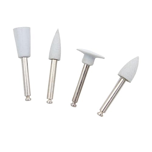 Healifty Composite Polishing Kits, 4pcs PolishingCups, PolishingBrushes, Polishing Grinding Head, Teeth Polishing Tools