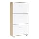 Schuhschrank für 18 Paar Schuhe, schmal, 115x60x25 cm