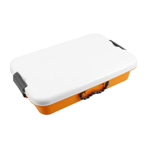 BESPORTBLE Multi-Functional Craft Storage Box Plastic Tray Lid Handheld Design Outdoor Toys Carrying Box Minimalist Toy Organizer