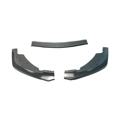 Compatible for 2015-2022 Ford Mustang MP Concepts GT500 Bumper Front Bumper Lip Side Splitter Spoiler Diffuser Glossy Black Carbon Style(Lip Carbon Look)