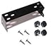Workman CB Radio Mount Bracket kit for Cobra 148, Uniden Grant, Galaxy, Connex (Black)