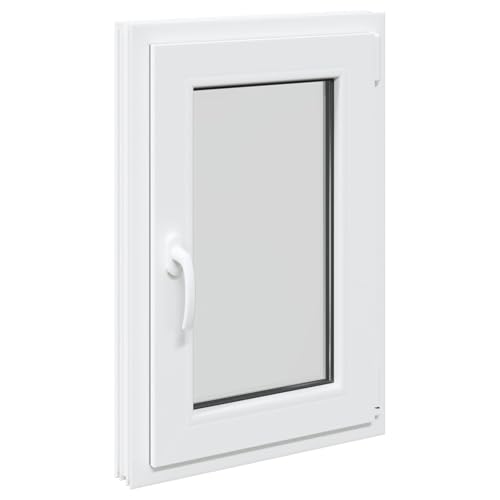 Fenêtre de sous-sol RISOR en PVC et verre durable de qualité