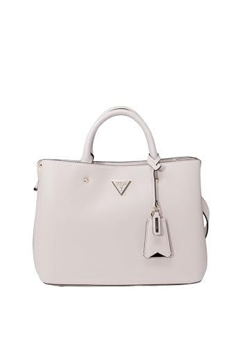 GUESS Meridian Satchel Stone : sublimez votre style au quotidien avec ce grand sac élégant