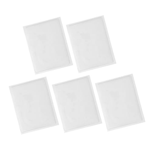 ERINGOGO 5pcs Adhesive Card Pockets Material Parking Permit Holder Plastic Card Sleeves
