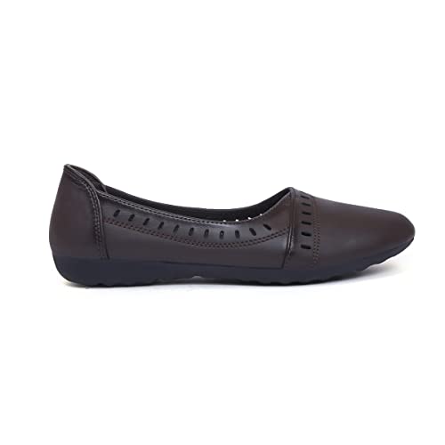 Image of Zoom Shoes Leather Casual /Formal Bellies for Women /Girls Adults Super Comfortable with Lightweight and Slip Resistant Sole A-125