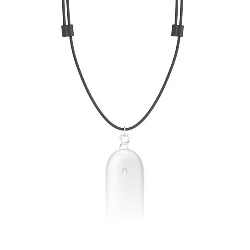 Plaud NotePin Adjustable Neck Strap (8-15 inches) with Secure Alloy Hook - Compatible with NotePin AI Voice Recorder - Black