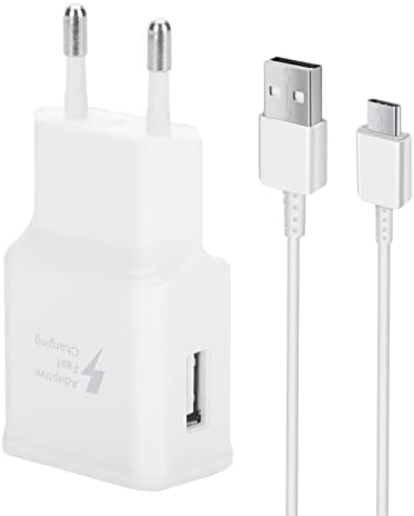 Adaptive Schnellladegerät Ladegerät Netzteil für Samsung Galaxy S22 S21FE S21+ S20FE S20 Ultra S10 S10e S9 S8 A71 A53 A34 A14/Note10/9/Pixel 2/3/XL, mit USB C Ladekabel Schnelllade